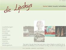 Tablet Screenshot of die-lipskys.de